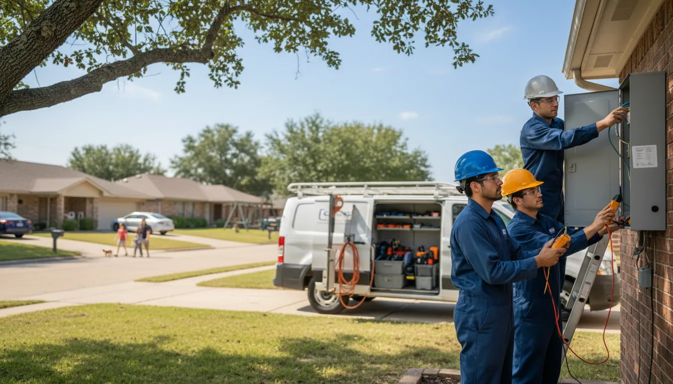 Certified electrician providing emergency electrical services in Derby, OH